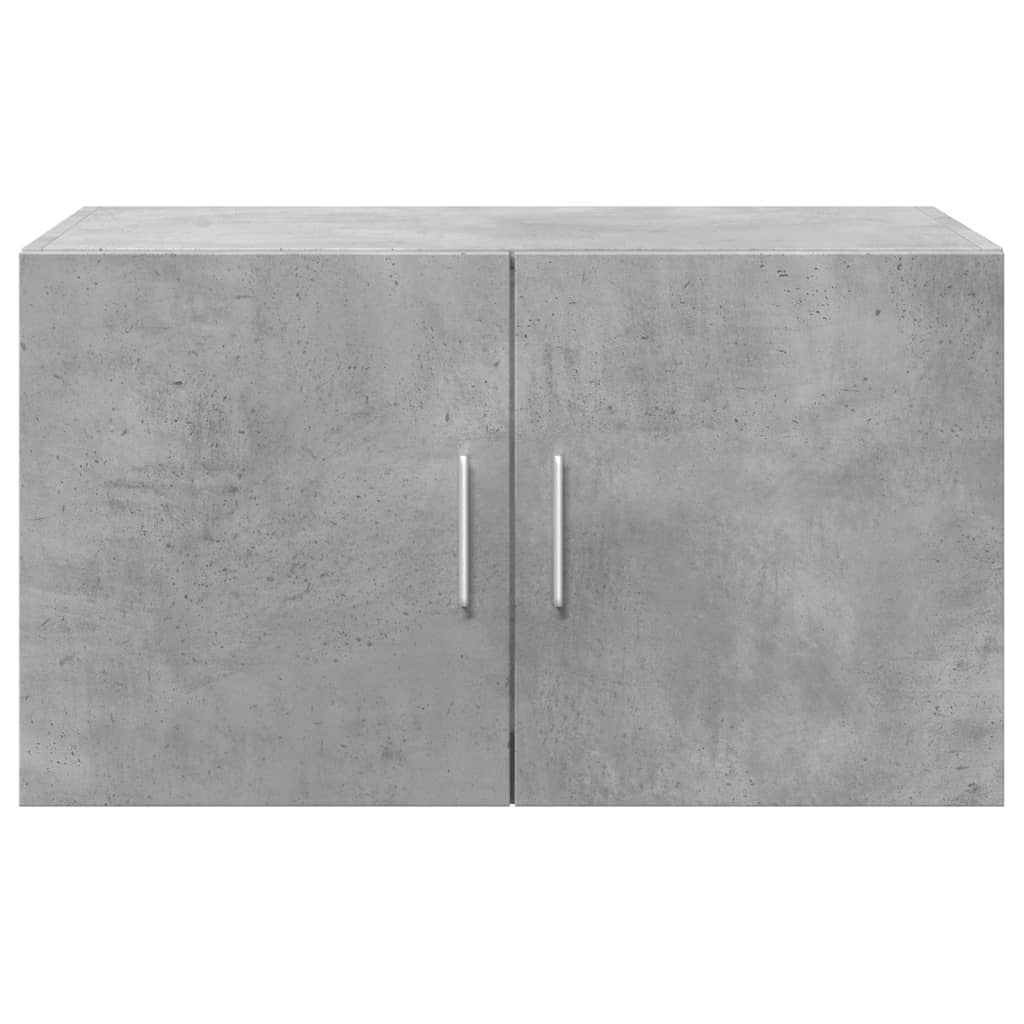 vidaXL Wall Cabinet Concrete Grey 70x42.5x40 cm Engineered Wood 4
