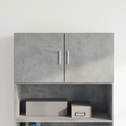 vidaXL Wall Cabinet Concrete Grey 80x42,5x40 cm Engineered Wood 1