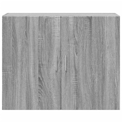 vidaXL Wall Cabinet Grey Sonoma 80x42.5x64 cm Engineered Wood 4