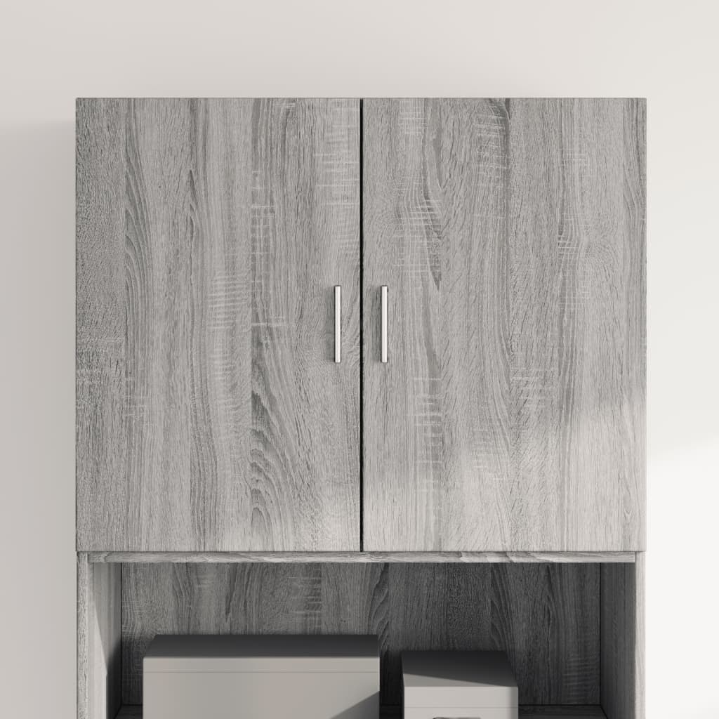 vidaXL Wall Cabinet Grey Sonoma 80x42.5x64 cm Engineered Wood 1