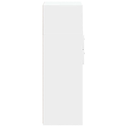 vidaXL Highboard White 30x42.5x124 cm Engineered Wood 5