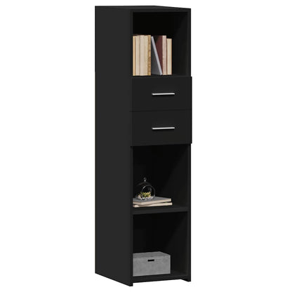vidaXL Highboard | Black | Engineered wood | Tall | Highboard | Rectangular 3