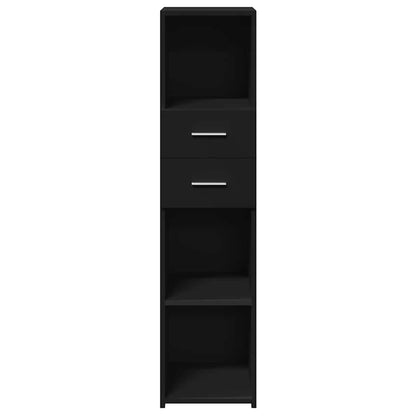 vidaXL Highboard | Black | Engineered wood | Tall | Highboard | Rectangular 4