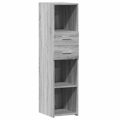 vidaXL Highboard Grey Sonoma 30x42.5x124 cm Engineered Wood 2