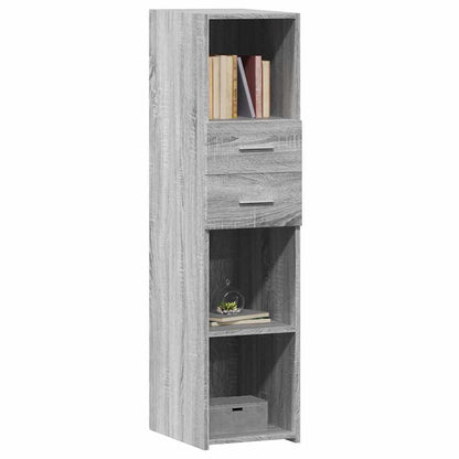 vidaXL Highboard Grey Sonoma 30x42.5x124 cm Engineered Wood 3
