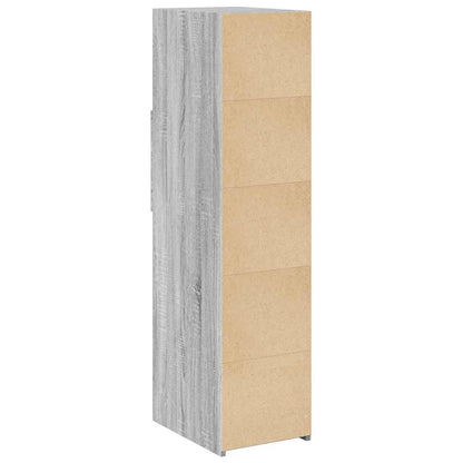 vidaXL Highboard Grey Sonoma 30x42.5x124 cm Engineered Wood 6