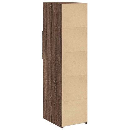 vidaXL Highboard Brown Oak 30x42.5x124 cm Engineered Wood 6
