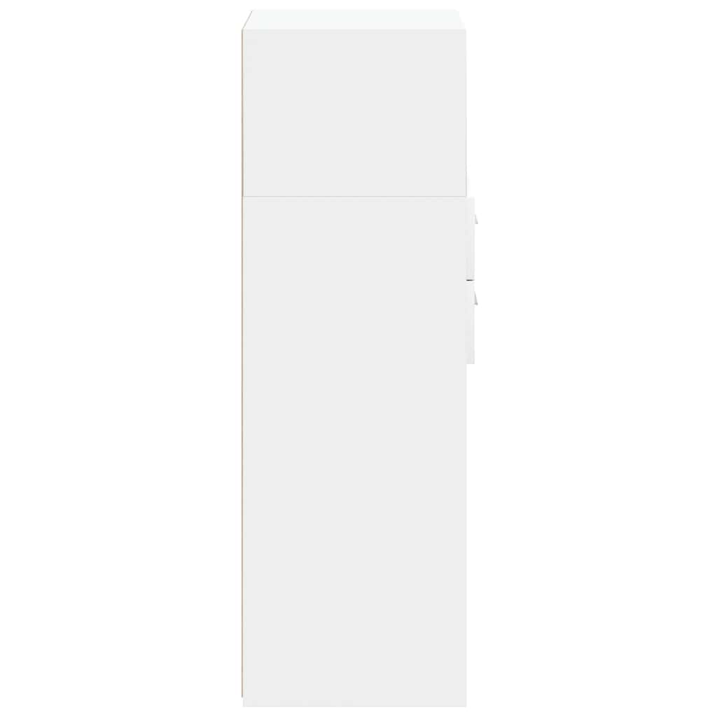 vidaXL Highboard White 40x42.5x124 cm Engineered Wood 5