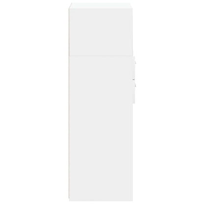 vidaXL Highboard White 40x42.5x124 cm Engineered Wood 5