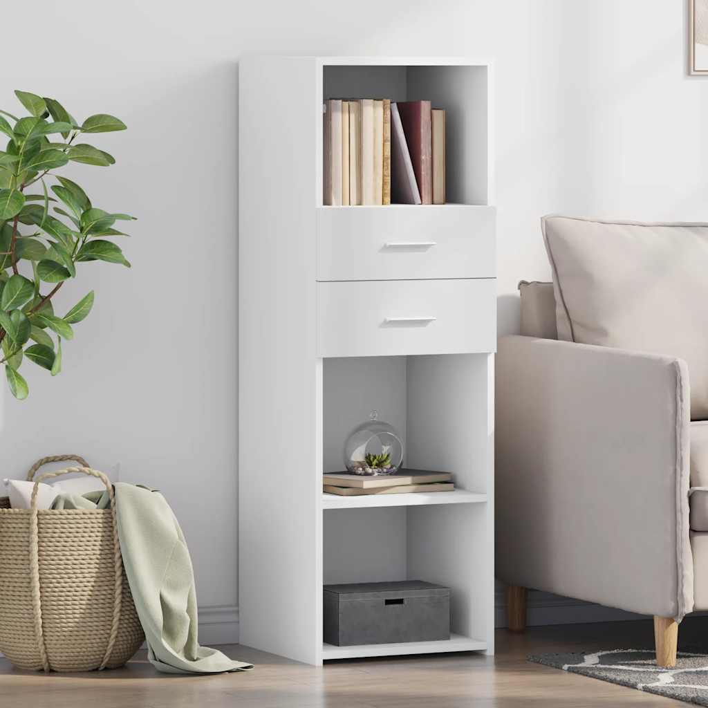 vidaXL Highboard White 40x42.5x124 cm Engineered Wood 1