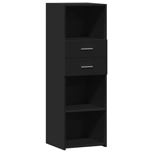 vidaXL Highboard Black 40x42,5x124 cm Engineered Wood 2