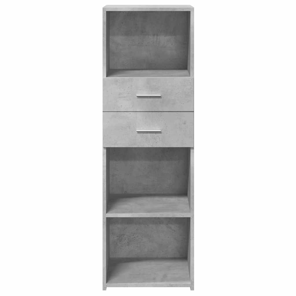 vidaXL Highboard Concrete Grey 40x42.5x124 cm Engineered Wood 4