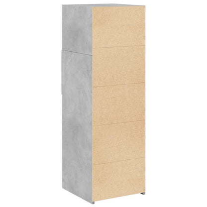 vidaXL Highboard Concrete Grey 40x42.5x124 cm Engineered Wood 6