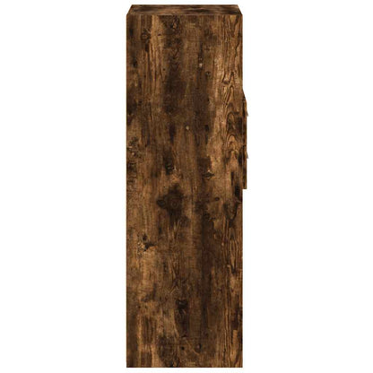 vidaXL Highboard Smoked Oak 40x42.5x124 cm Engineered Wood 5