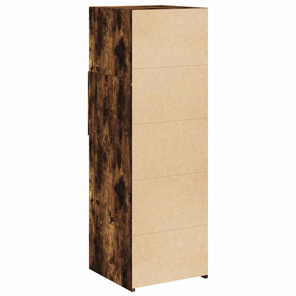 vidaXL Highboard Smoked Oak 40x42.5x124 cm Engineered Wood 6
