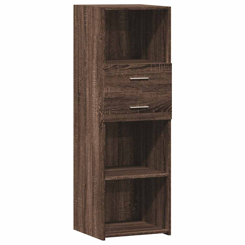 vidaXL Highboard Brown Oak 40x42.5x124 cm Engineered Wood 2