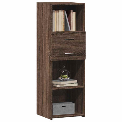 vidaXL Highboard Brown Oak 40x42.5x124 cm Engineered Wood 3