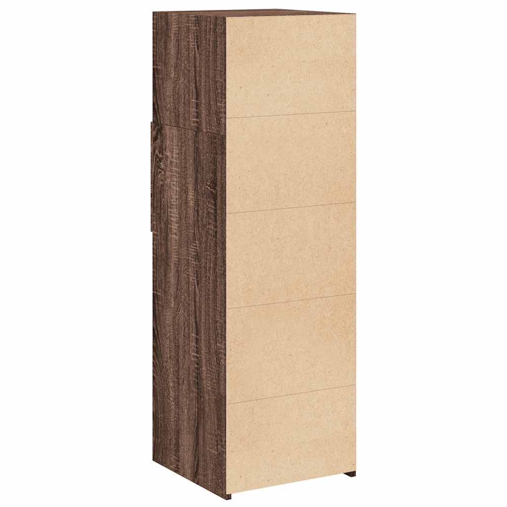 vidaXL Highboard Brown Oak 40x42.5x124 cm Engineered Wood 6
