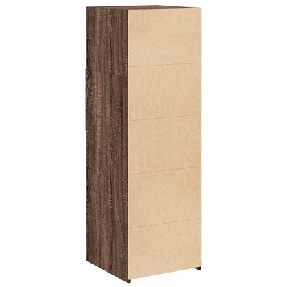vidaXL Highboard Brown Oak 40x42.5x124 cm Engineered Wood 6