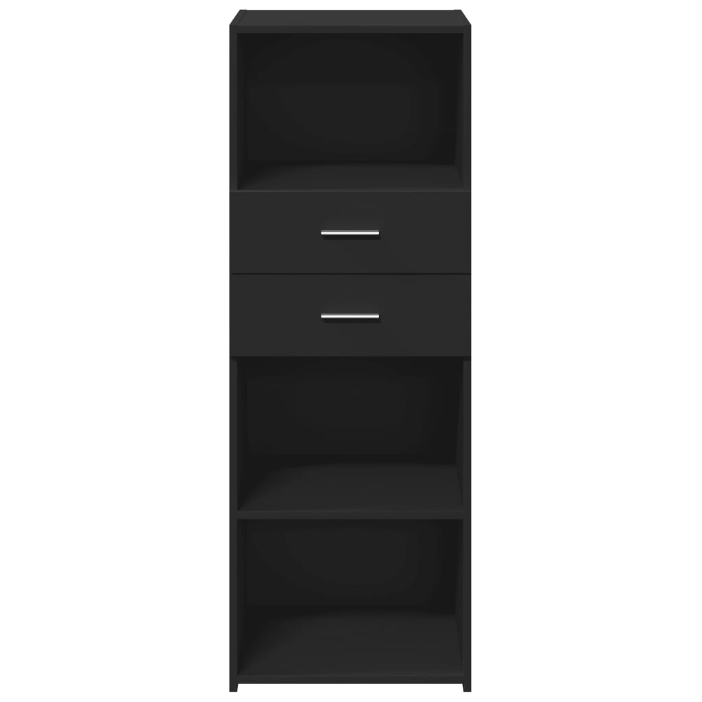 vidaXL Highboard Black 45x42.5x124 cm Engineered Wood 4