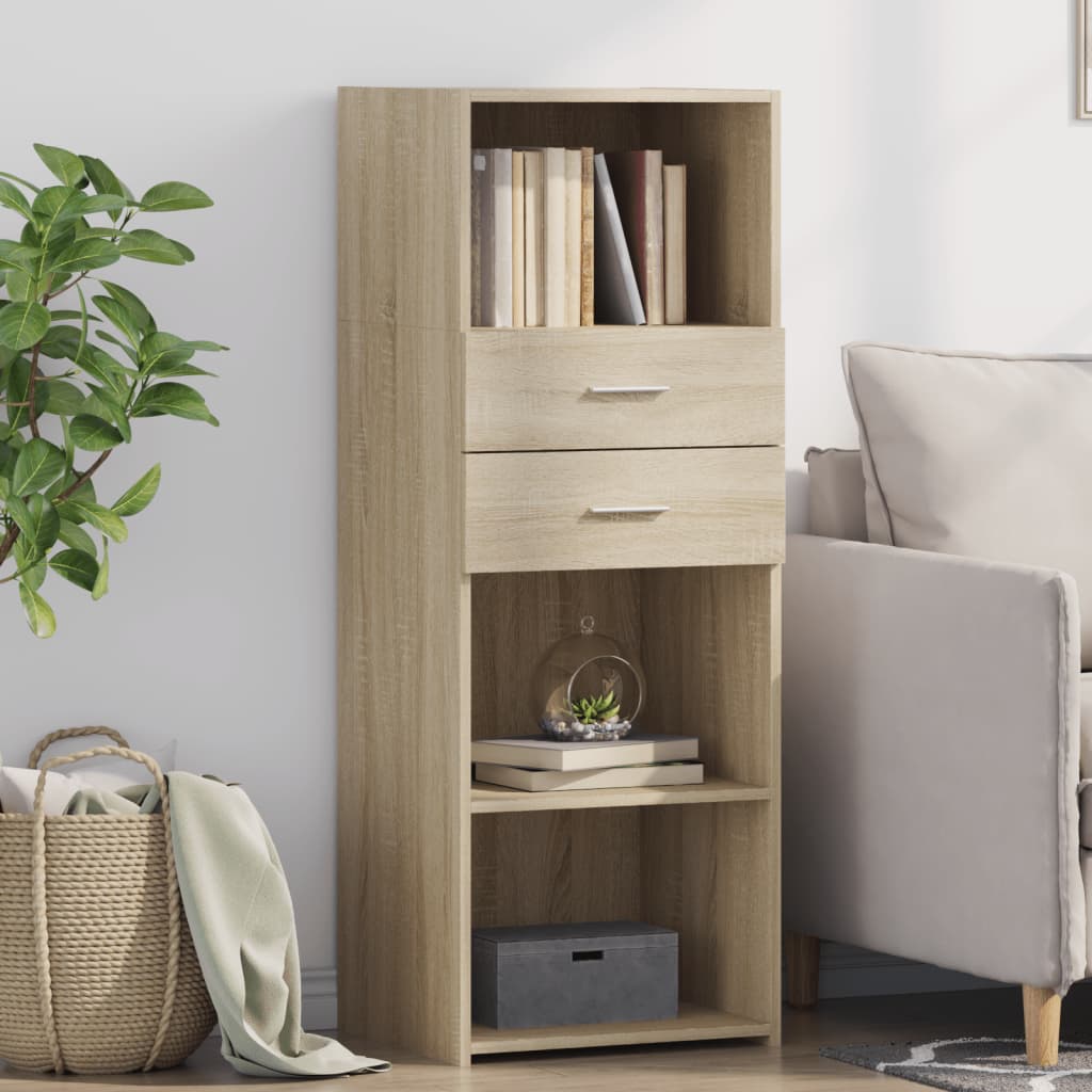vidaXL Highboard 45x42.5x124 cm Engineered Wood