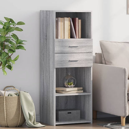 Highboard 45x42,5x124 cm Engineered Wood Grey sonoma