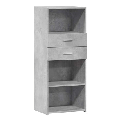 Highboard 50x42,5x124 cm Engineered Wood Concrete grey