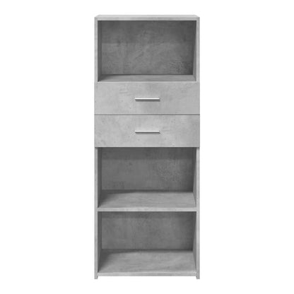 Highboard 50x42,5x124 cm Engineered Wood Concrete grey