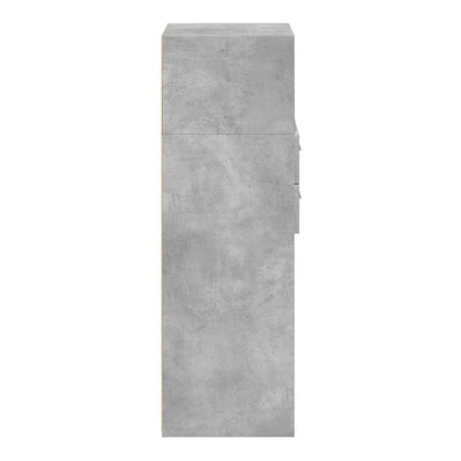 Highboard 50x42,5x124 cm Engineered Wood Concrete grey