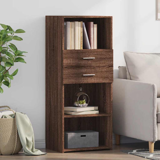 Highboard 50x42,5x124 cm Engineered Wood Brown oak