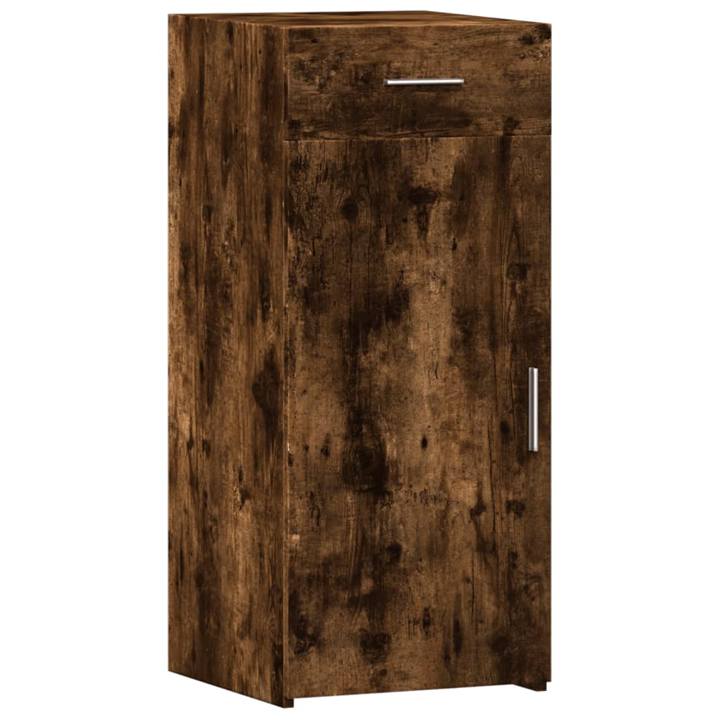 vidaXL Sideboard Smoked Oak 40x42.5x93 cm Engineered Wood 2