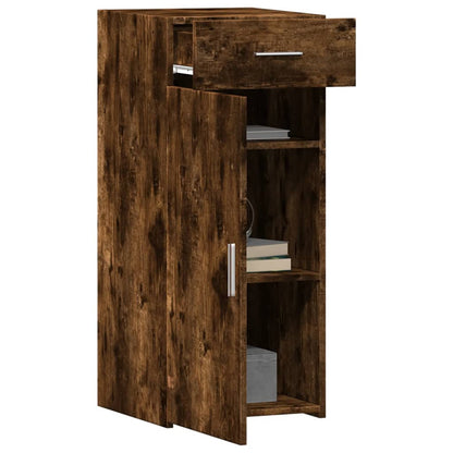 vidaXL Sideboard Smoked Oak 40x42.5x93 cm Engineered Wood 3