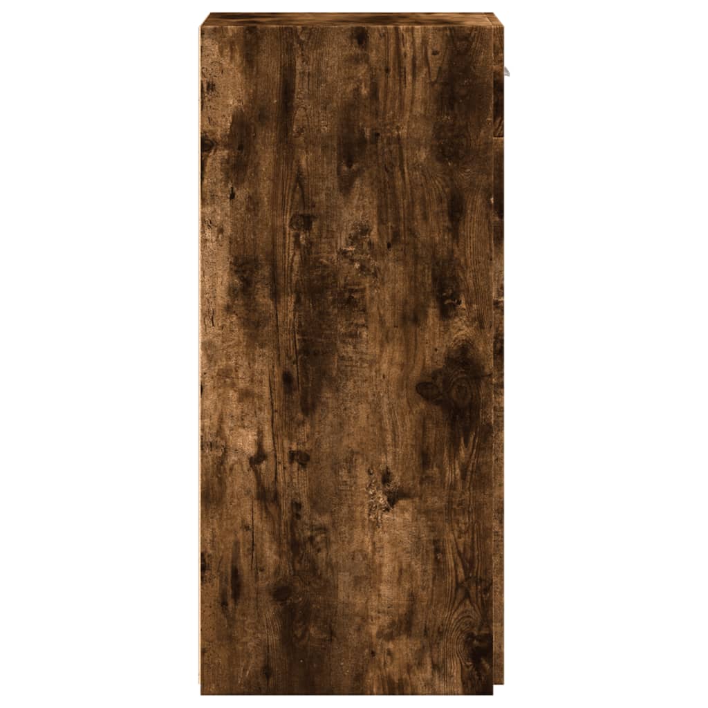 vidaXL Sideboard Smoked Oak 40x42.5x93 cm Engineered Wood 5