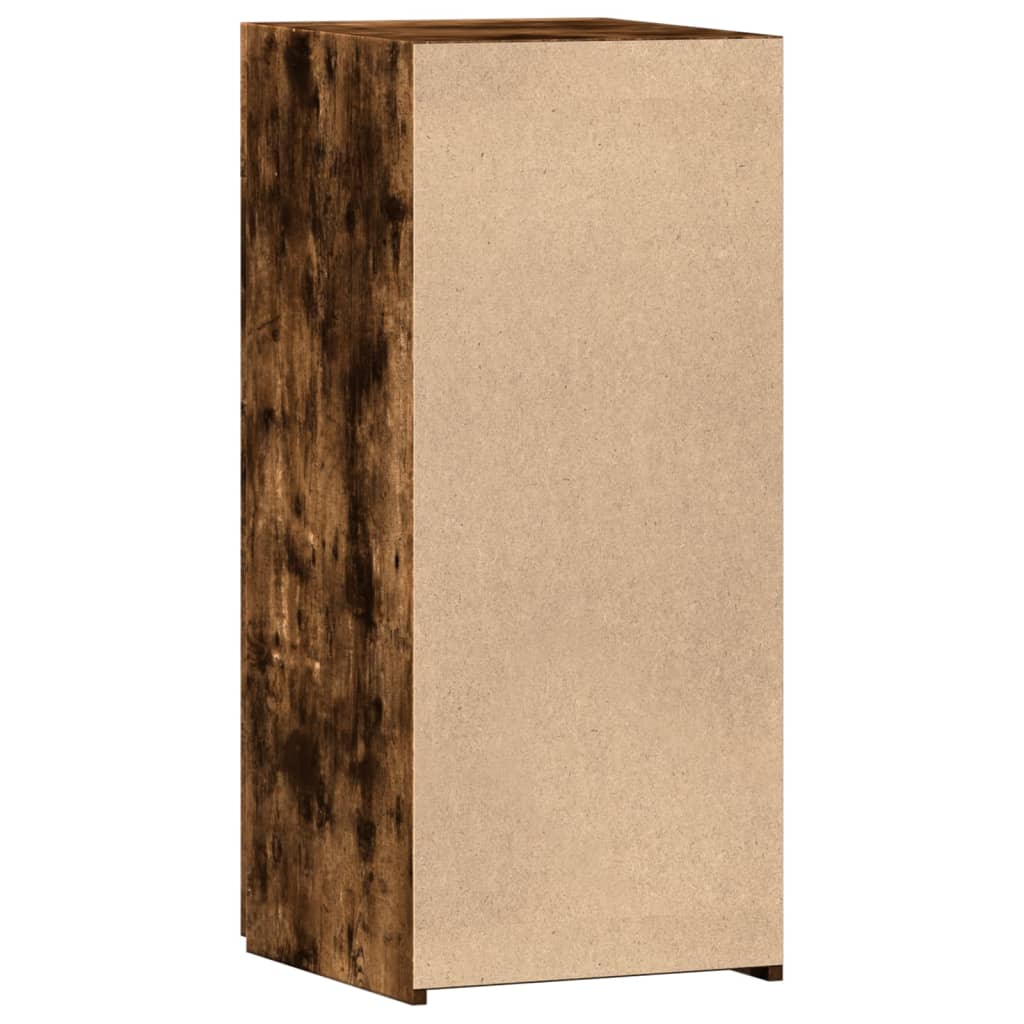 vidaXL Sideboard Smoked Oak 40x42.5x93 cm Engineered Wood 6