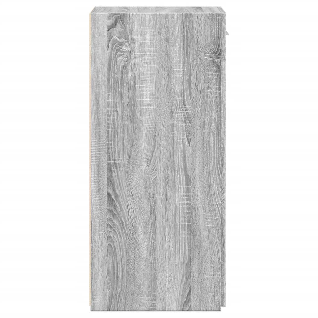 vidaXL Sideboard Grey Sonoma 40x42.5x93 cm Engineered Wood 5