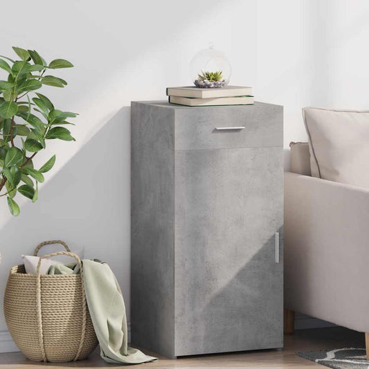 vidaXL Sideboard Concrete Grey 45x42,5x93 cm Engineered Wood 1