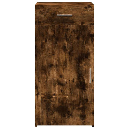 vidaXL Sideboard Smoked Oak 45x42.5x93 cm Engineered Wood 4