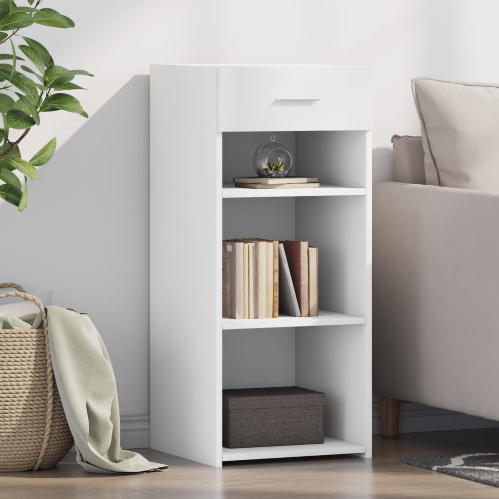 vidaXL Sideboard White 40x42.5x93 cm Engineered Wood 1