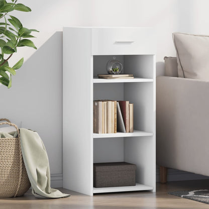 vidaXL Sideboard White 40x42.5x93 cm Engineered Wood 1