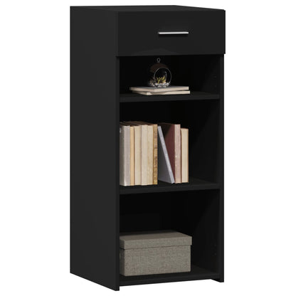 vidaXL Sideboard Black 40x42.5x93 cm Engineered Wood 3
