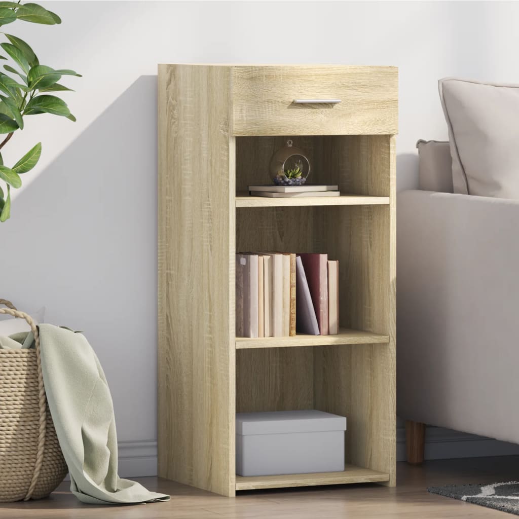 vidaXL Sideboard Sonoma Oak 40x42.5x93 cm Engineered Wood 1