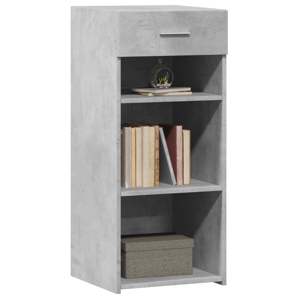 vidaXL Sideboard Concrete Grey 40x42.5x93 cm Engineered Wood 3
