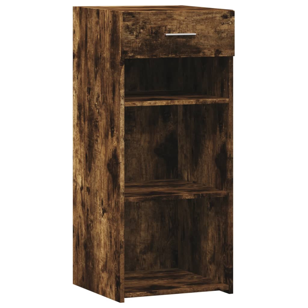 vidaXL Sideboard Smoked Oak 40x42.5x93 cm Engineered Wood 2