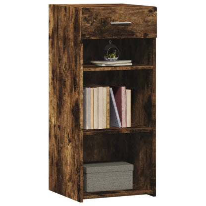 vidaXL Sideboard Smoked Oak 40x42.5x93 cm Engineered Wood 3