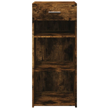 vidaXL Sideboard Smoked Oak 40x42.5x93 cm Engineered Wood 4