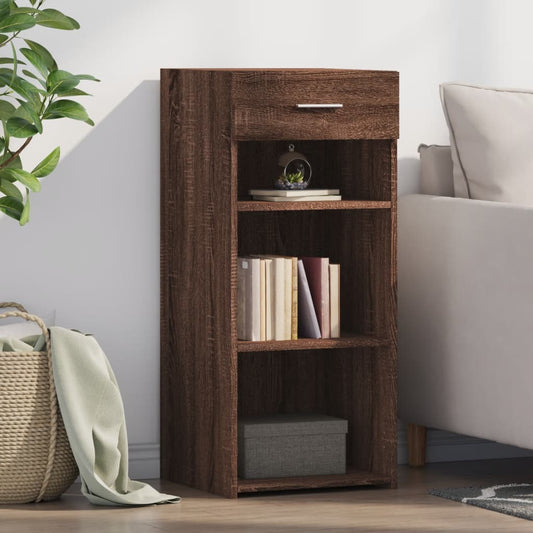 vidaXL Sideboard Brown Oak 40x42.5x93 cm Engineered Wood 1