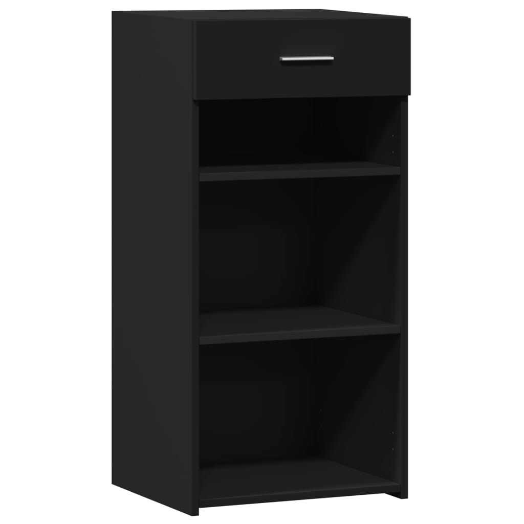 vidaXL Sideboard Black 45x42.5x93 cm Engineered Wood 2