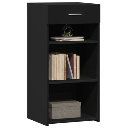 vidaXL Sideboard Black 45x42.5x93 cm Engineered Wood 3