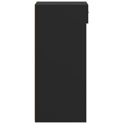 vidaXL Sideboard Black 45x42.5x93 cm Engineered Wood 5