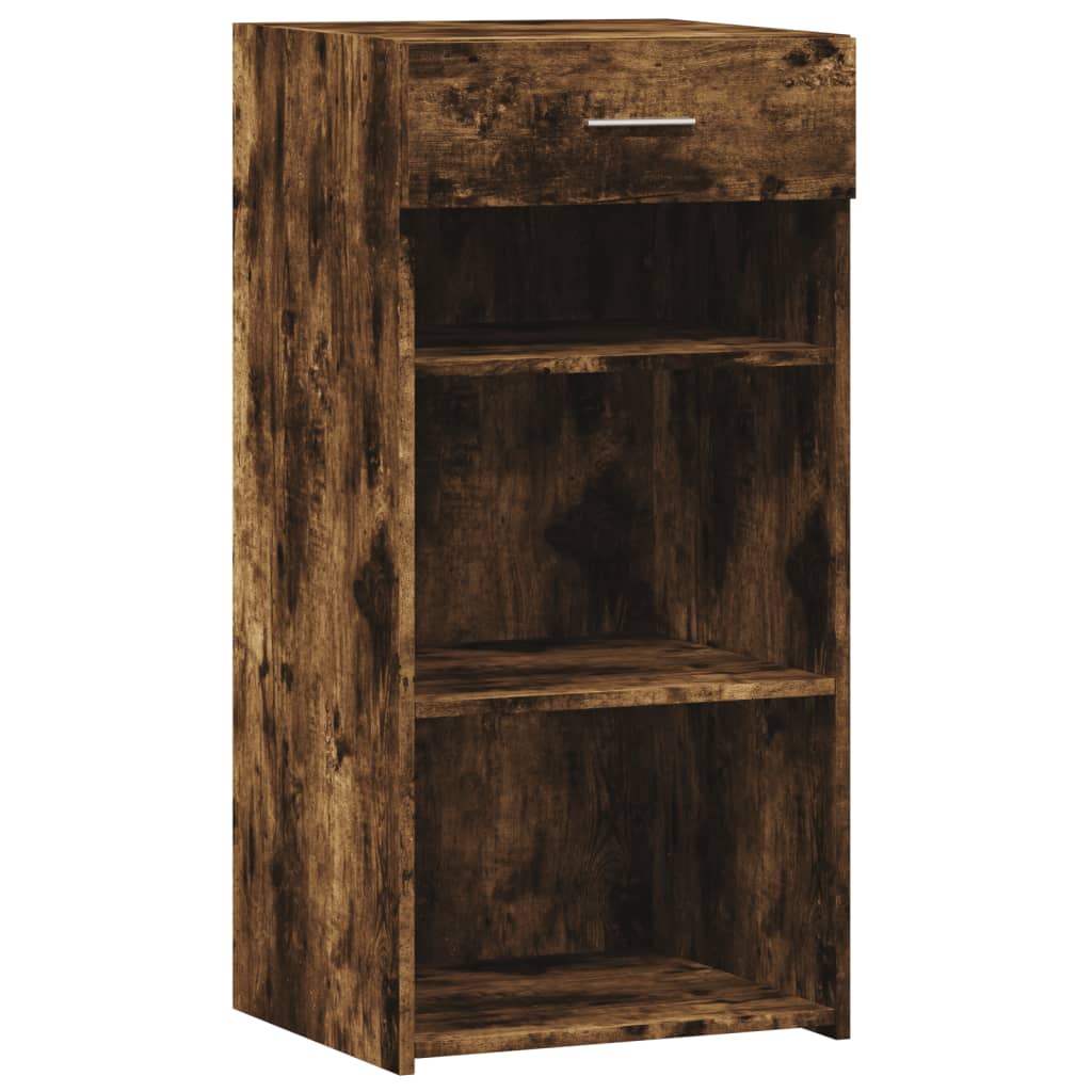 vidaXL Sideboard Smoked Oak 45x42.5x93 cm Engineered Wood 2